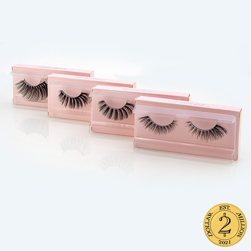 D2M False Eyelashes Natural Collection, Vegan, Reusable & Lightweight