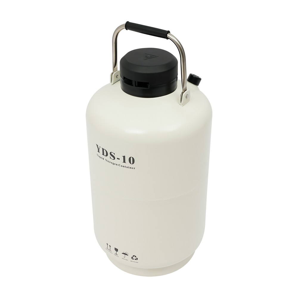 10L Liquid Nitrogen Tank Nitrogen Cryogenic Container Liquid Nitrogen Container