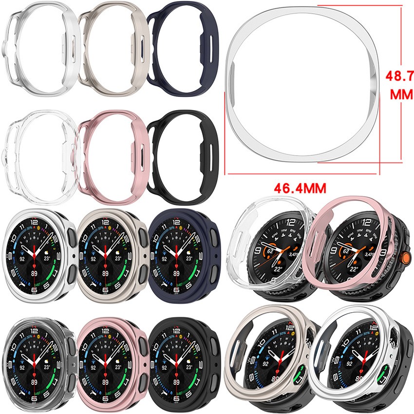For Samsung Galaxy Watch8 Classic Watch Protective Case Half-pack Cover PC Shell