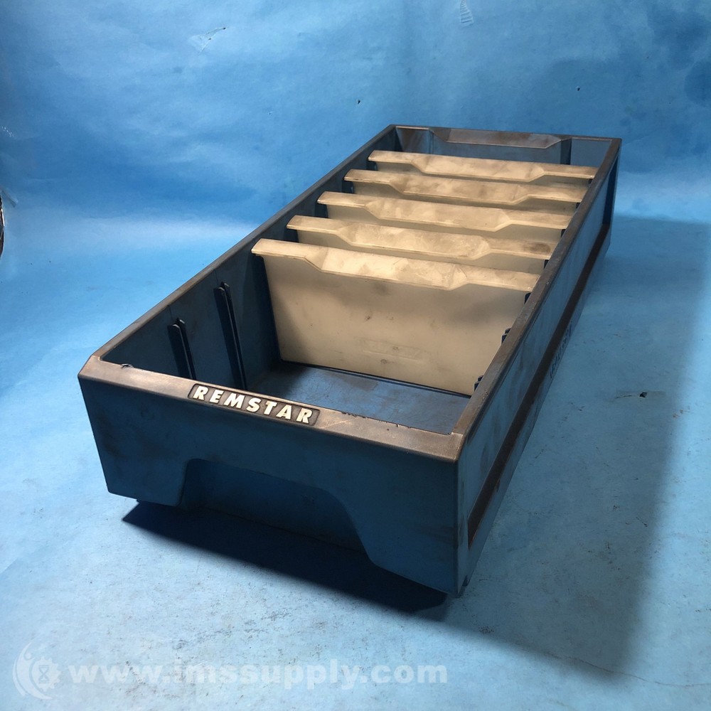 Flex Container Remstar Blue Storage Container, 5 White Dividers USIP