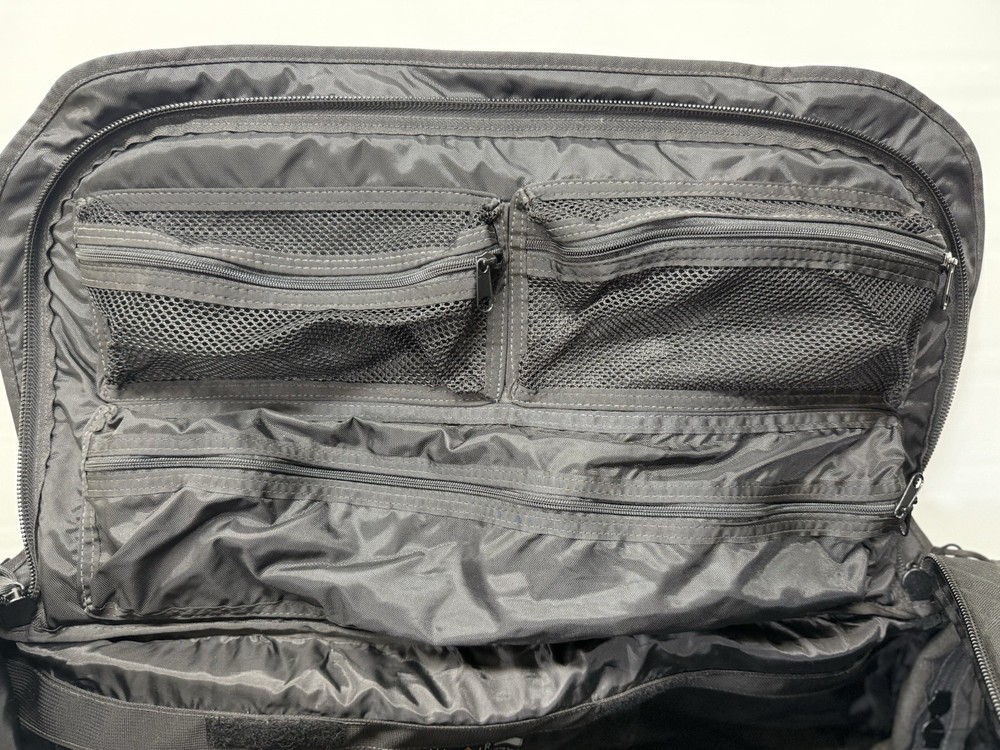 USMC THIN AIR GEAR Rolling Deployment Bag Black Duffle Huge