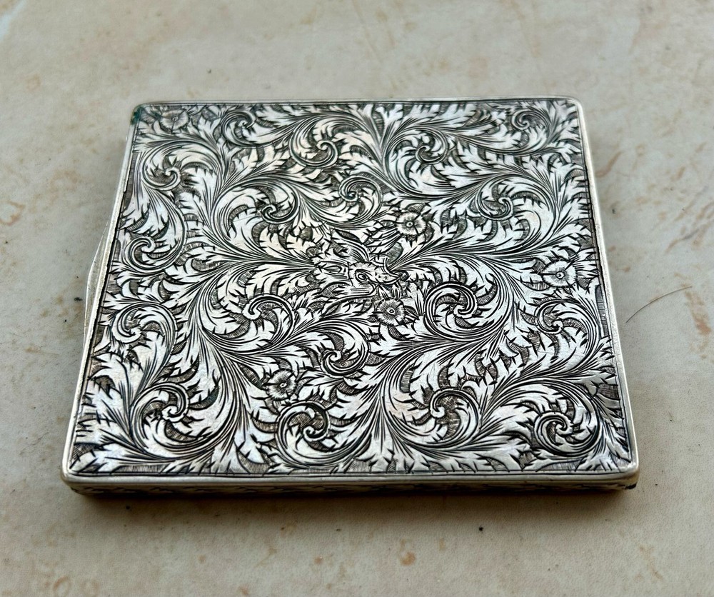 Vintage Silver Unique Design Handmade Box