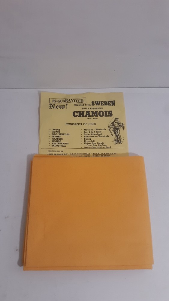 Super Absorbent Chamois From Sweden New