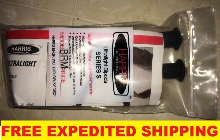 New Harris Engineering S-BRM Hinged Base 6 - 9-Inch Bipod