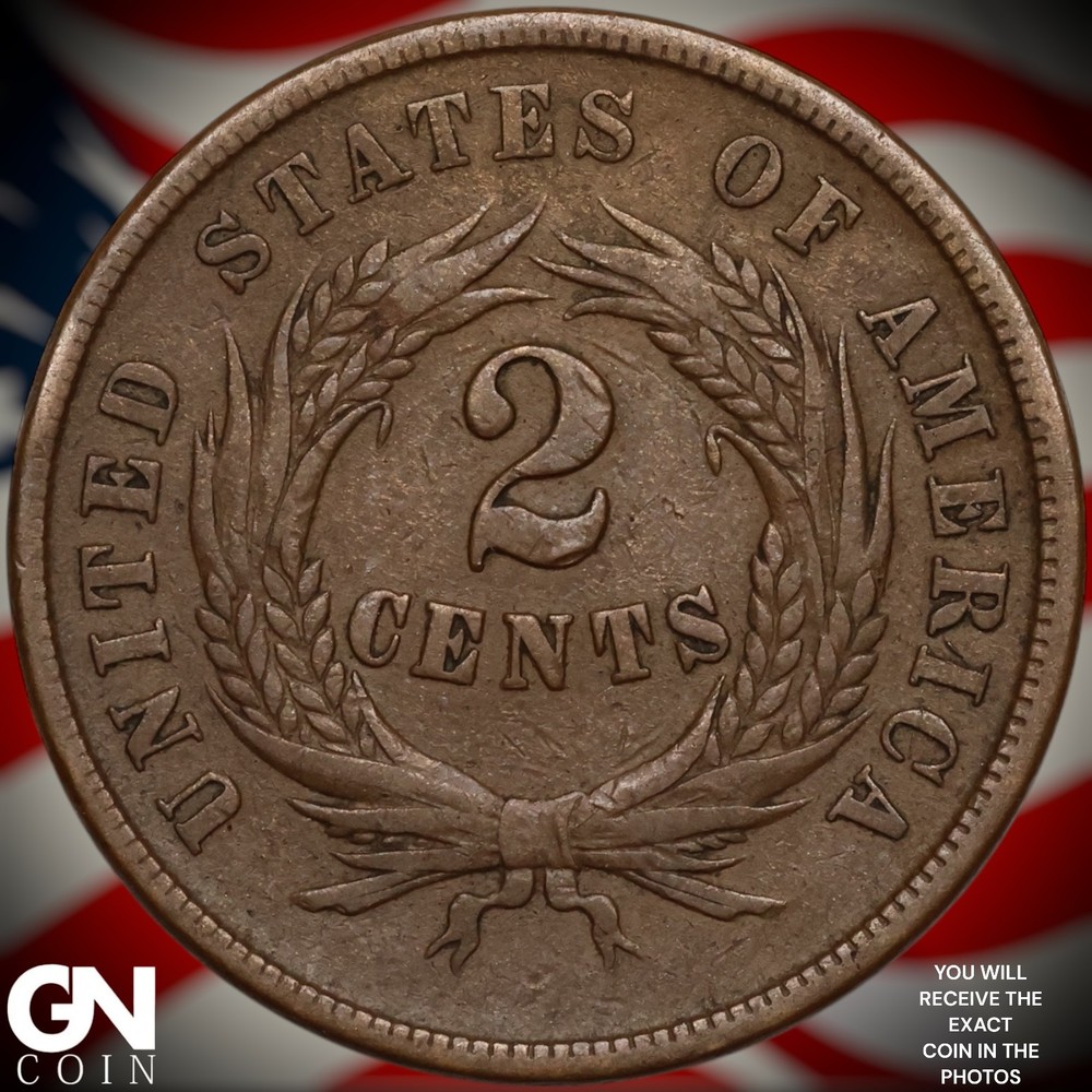 1865 2 Cent Piece B1398