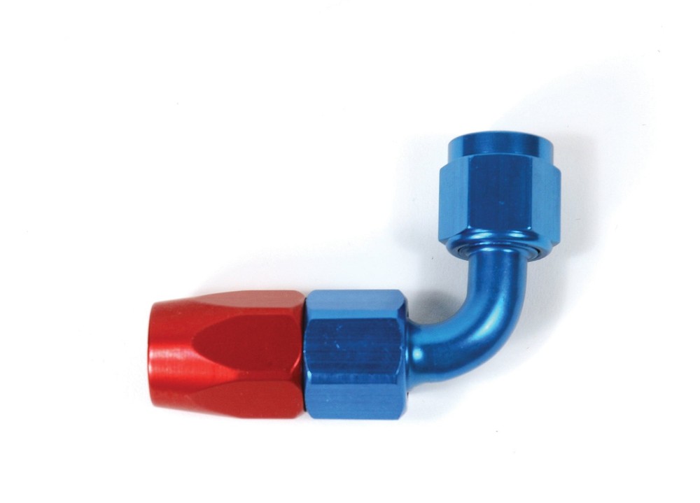 SpeedFX 510890 Hose End - Red/Blue
