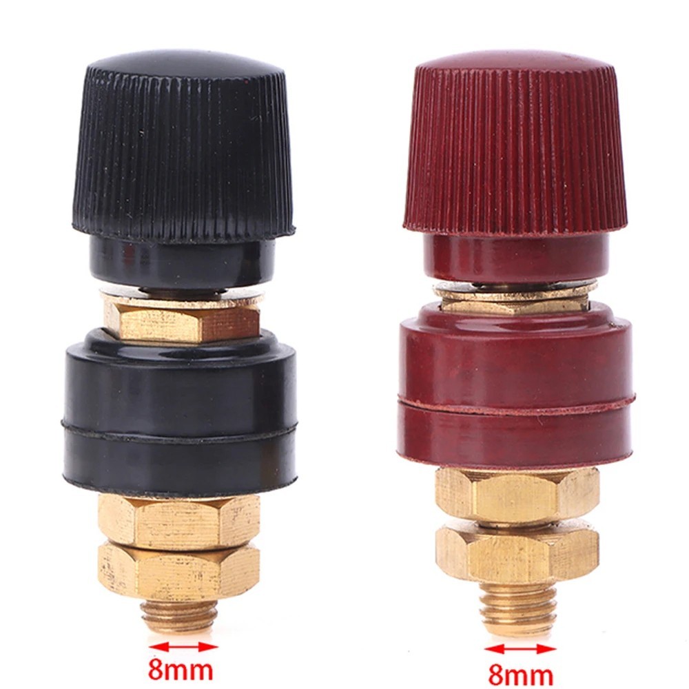 6mm 8mm Brass Battery Terminal Stud Remote Power Junction Post Connector Kit