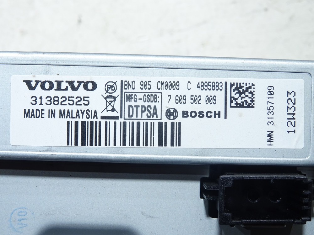 VOLVO V40 2012-2016 INFO DISPLAY SCREEN 31382525