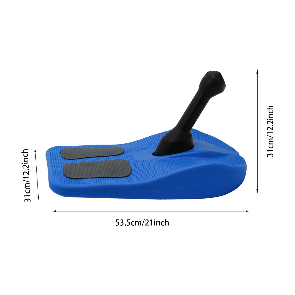 Sled Snow Board Tool Sledding Snowboard w/ Handle & Pull Rope for Kid Winter Fun