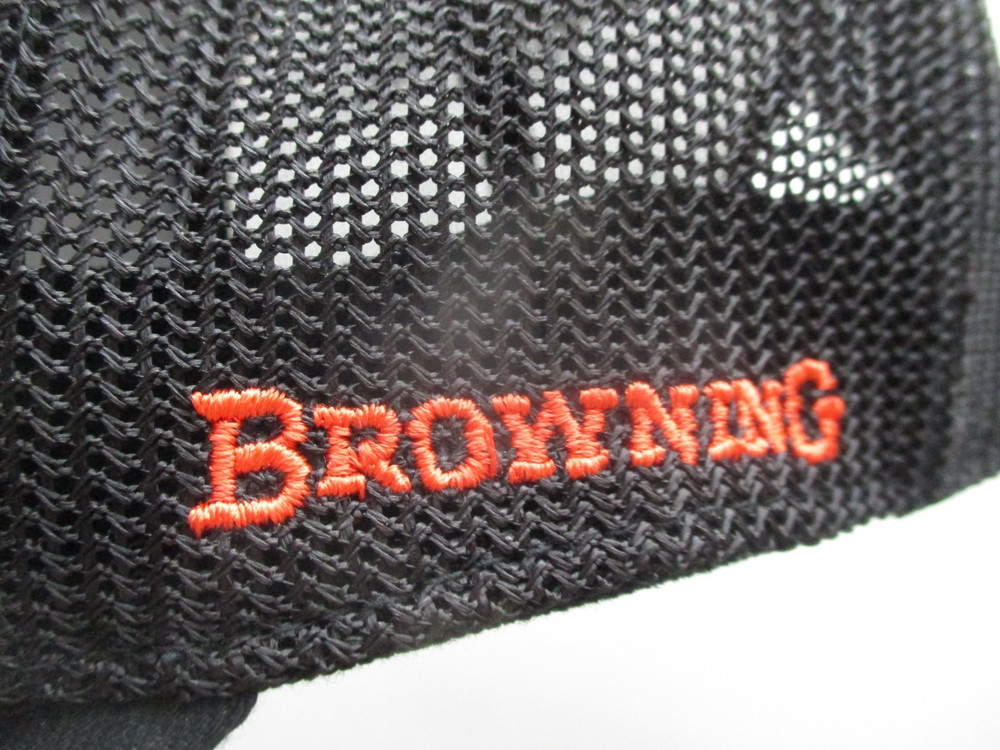 Browning Snapback, Flex Fit, 110 Snap Closure, Mid Profile, Black adjustable