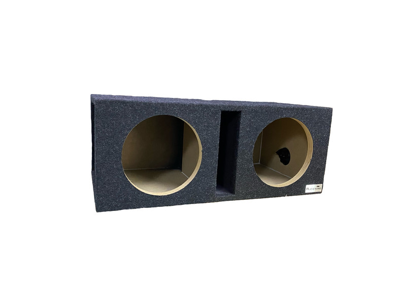 King Boxes D10V 10" Dual Vented Carpeted Universal Subwoofer Box