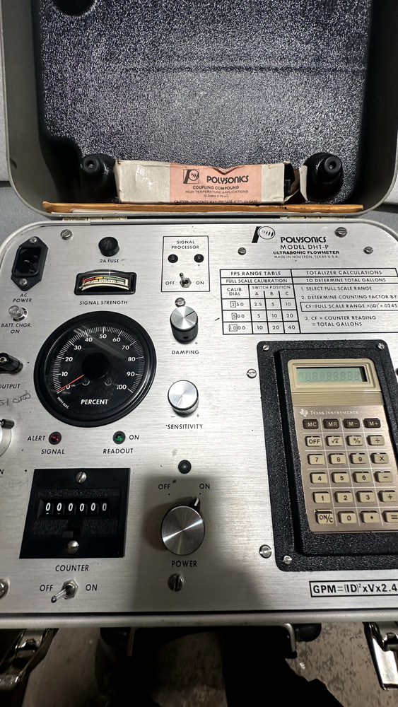 POLYSONICS HYDRA ULTRASONIC FLOWMETER MODEL DHT-P AWESOME!!
