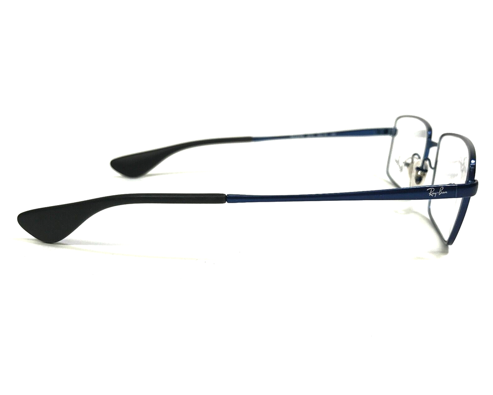 Ray-Ban Eyeglasses Frames RB6337M 2510 Shiny Blue Rectangular Full Rim 53-16-140