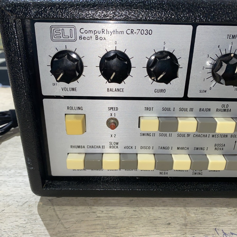 ELI CompuRhythm CR-7030 Analog Drum Machine