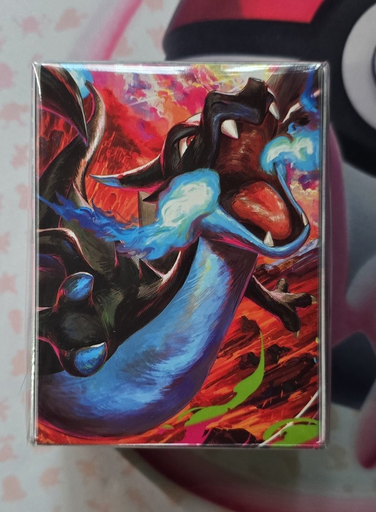 Pokemon TCG Mega Charizard X Deck Box Storage Box Mega Charizard UPC Deck Box