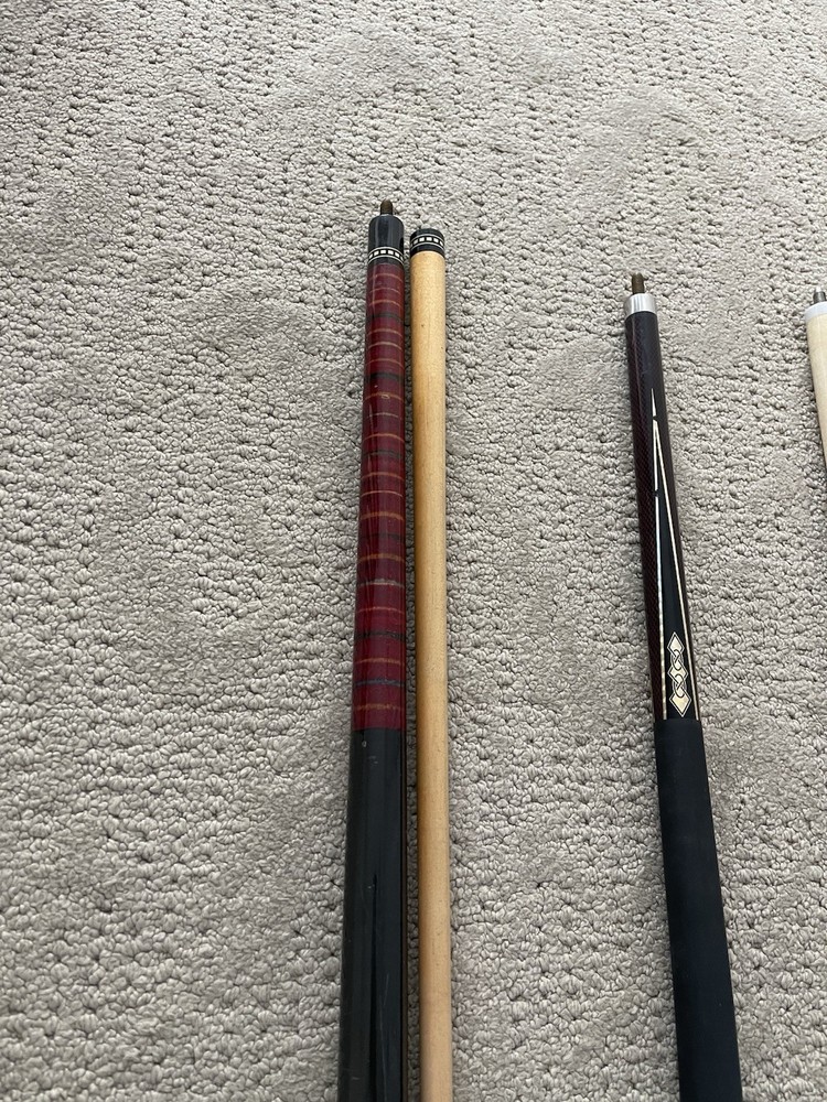 MIZERAK 58" 2-Piece POOL CUE P1860 18 oz. + More
