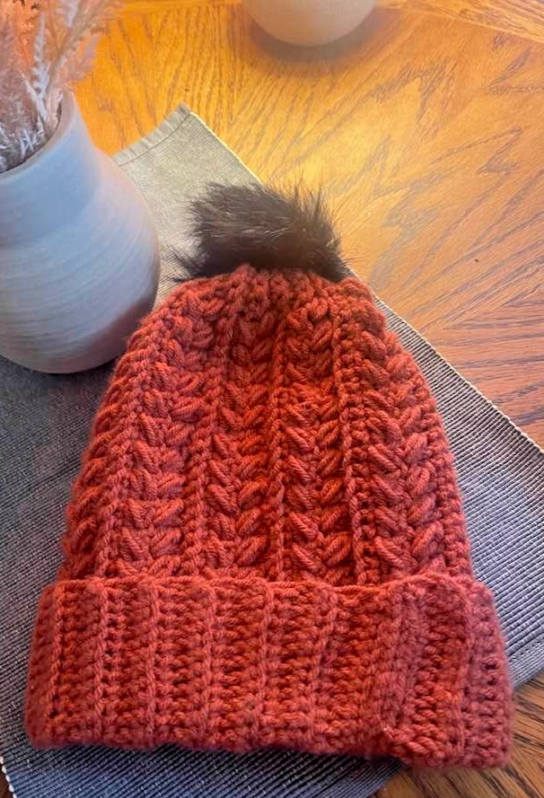 crochet hat handmade!