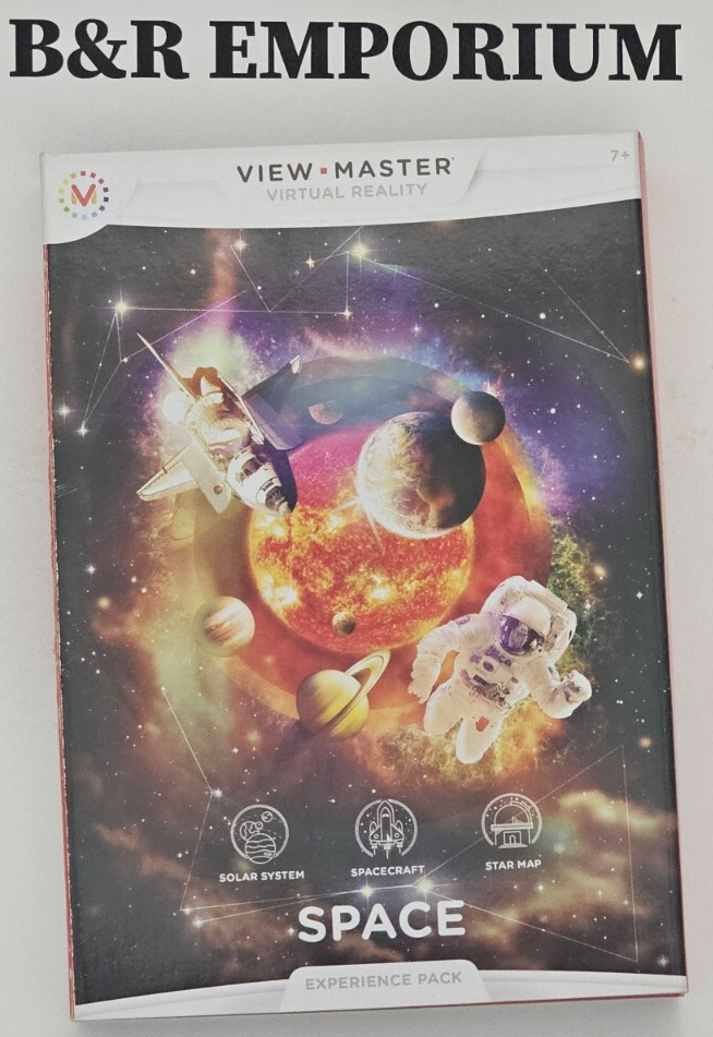 Set of 2 View Master Virtual Reality Experience Pack: Destinations, Space