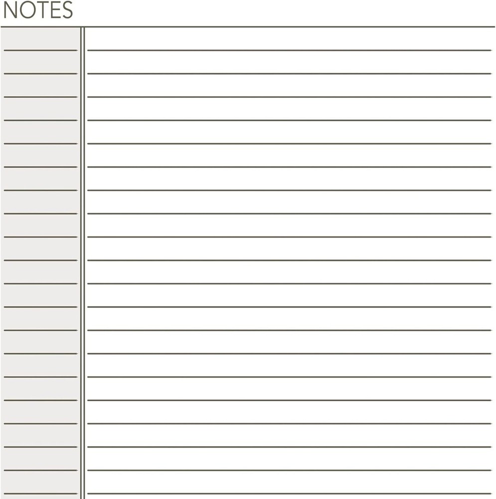AT-A-GLANCE Day Runner Lined NotePad Pages, 87275 Small, White-cream