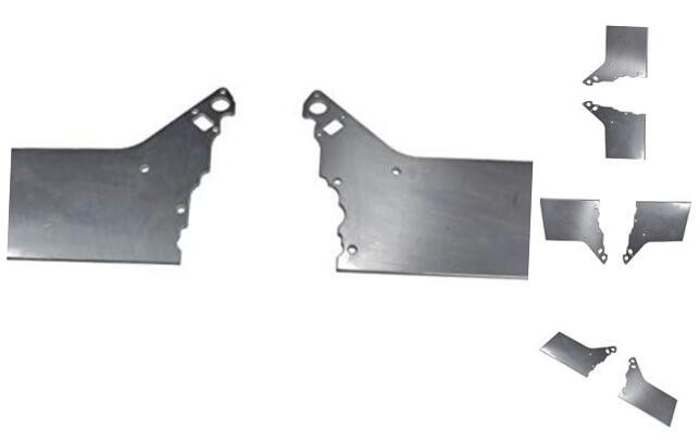 LSX Front Engine Plate 2 piece Aluminum Chevy Solid Motor Mount Block LS LS1