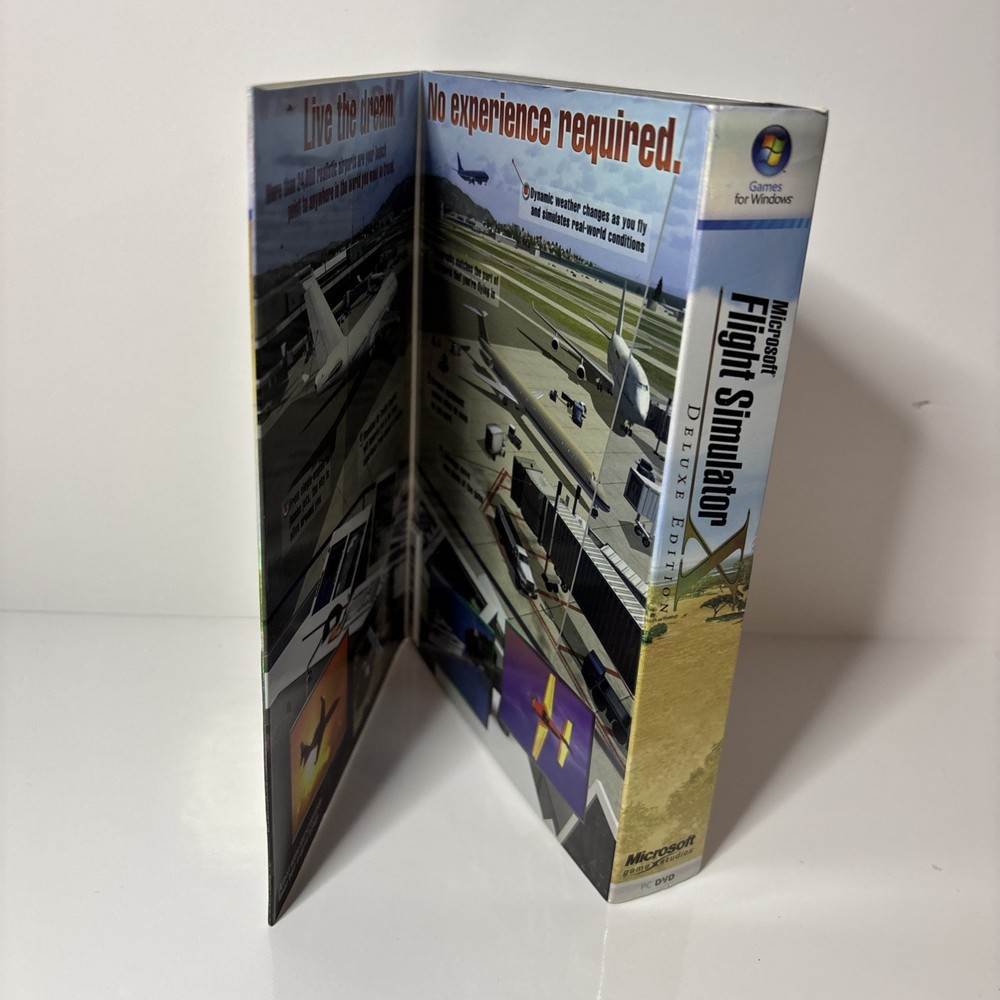 Microsoft 2006 Flight Simulator X Deluxe Edition PC Game Windows