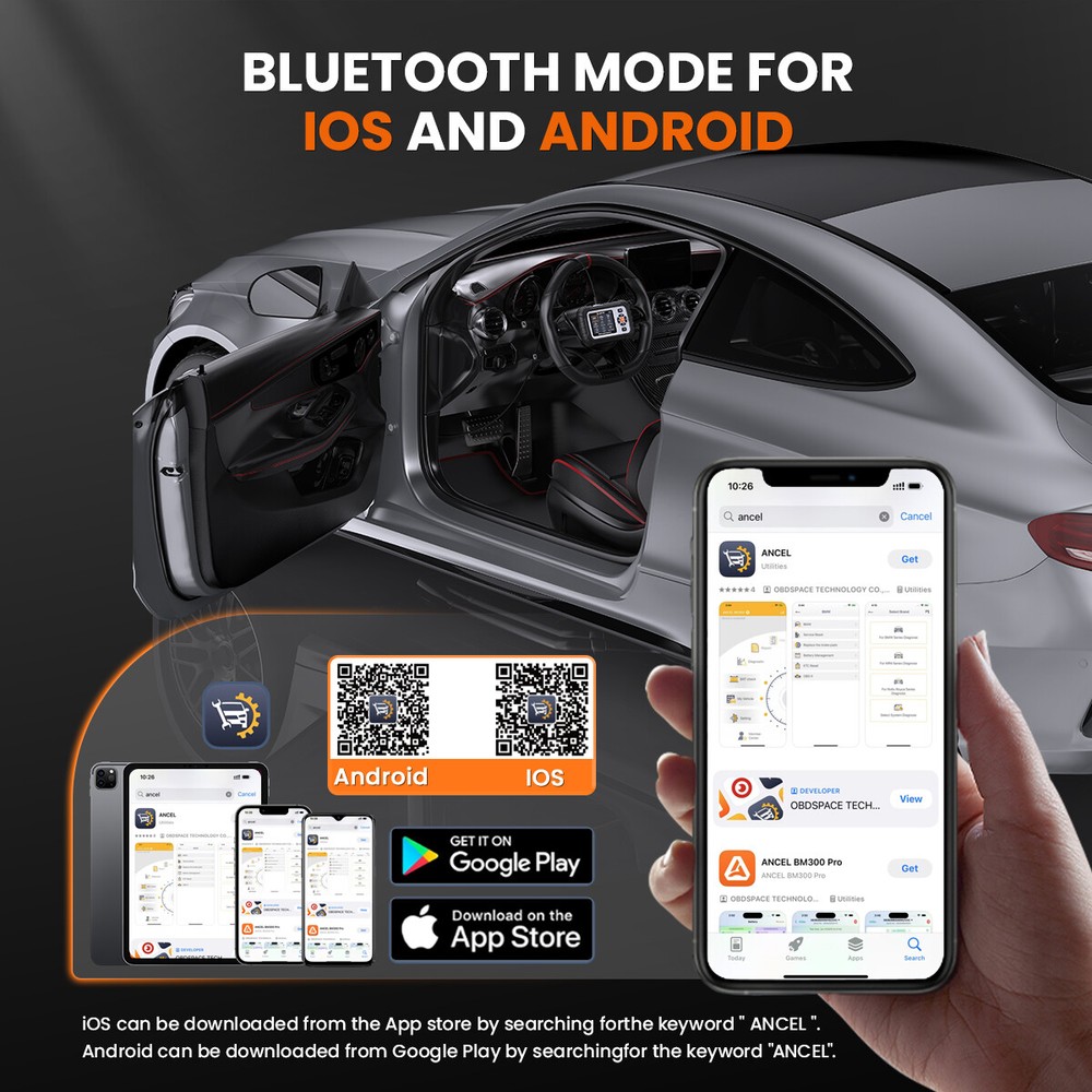 ANCEL AD710 OBD2 Scanner Code Reader Battery Tester Full OBD2 Diagnostic Tool US