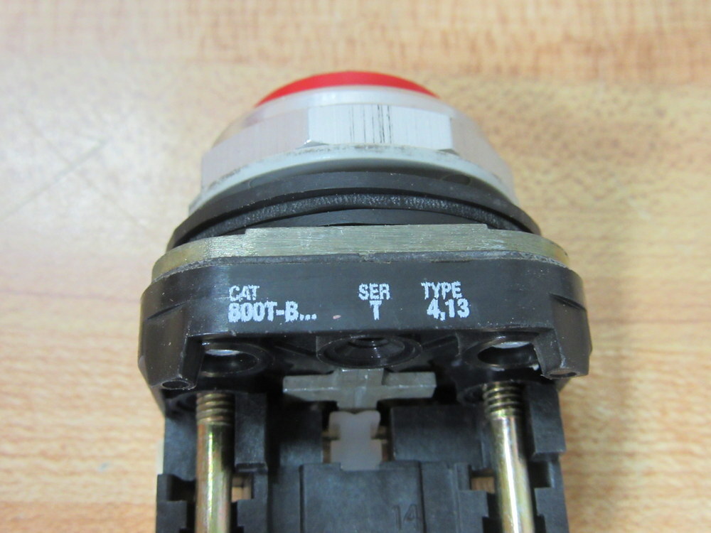 Allen Bradley 800T-B6D2 Push Button 800TB6D2 W/800T-XD2