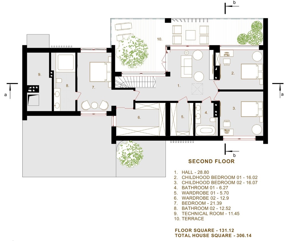 Modern House Plan Building Plans Blueprints 330m 3,550ft