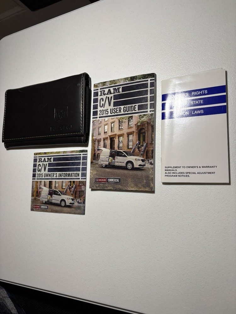 2015 RAM C/V User Guide OEM Set