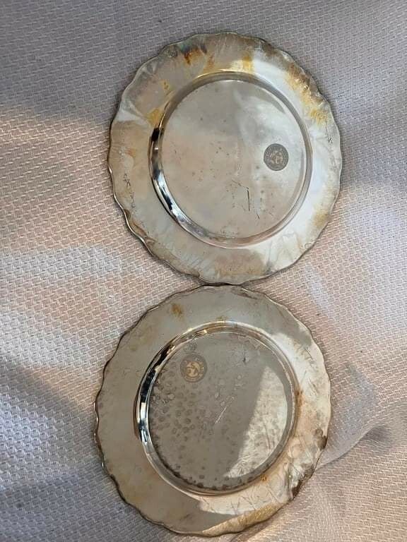 Vintage Silver Coasters