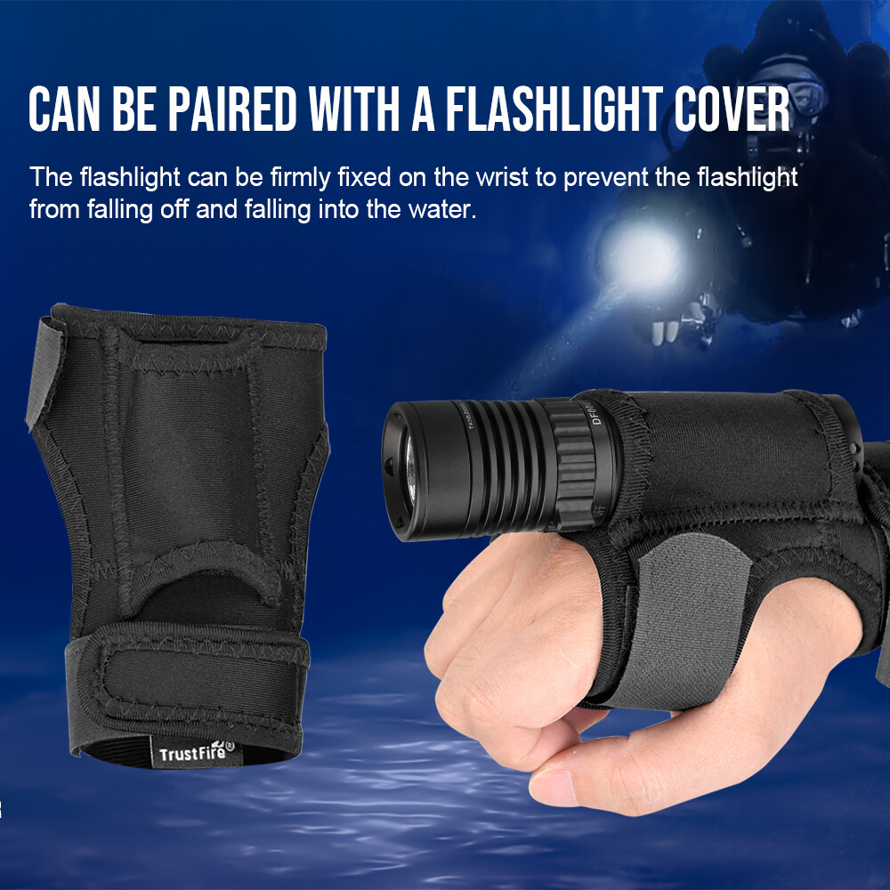 Trustfire Waterproof LED Diving Light Flashlight for Underwater Photography R