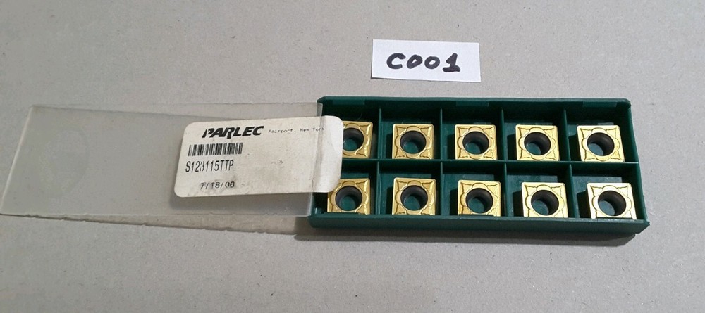 PARLEC  S123115TTP   CARBIDE  INSERTS,  10 PCS