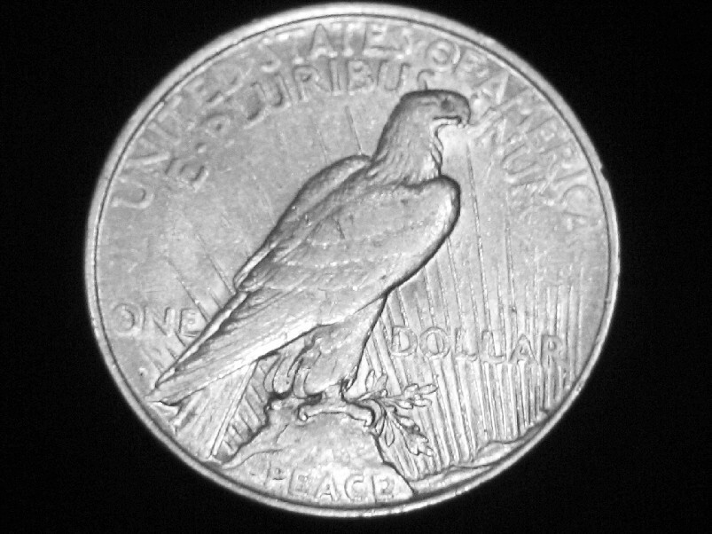1927-D Peace Dollar --- Almost Uncirculated