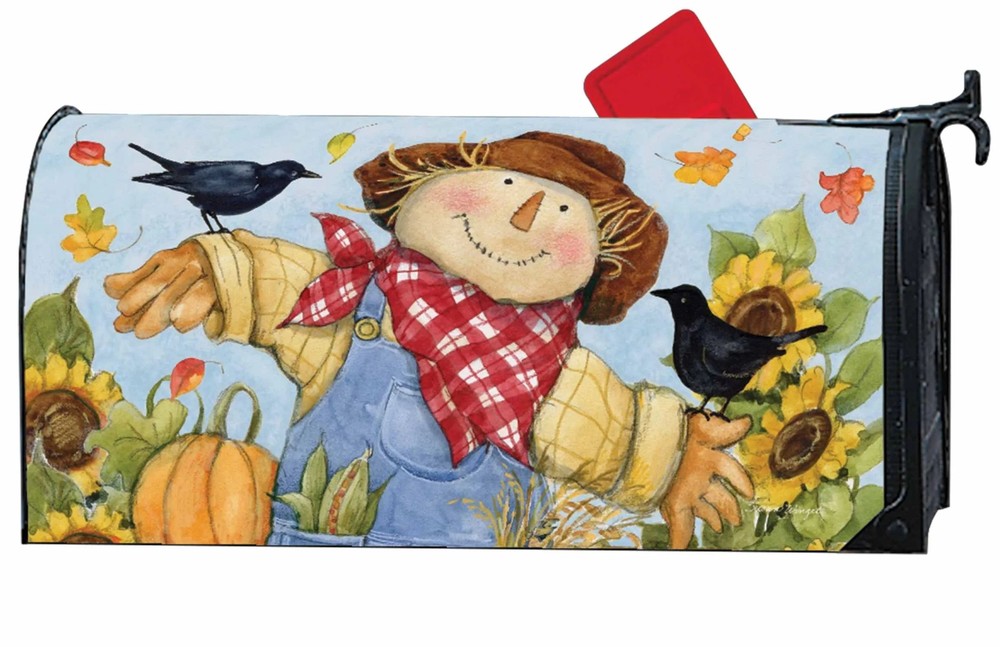 Garden Scarecrow Mailbox Cover