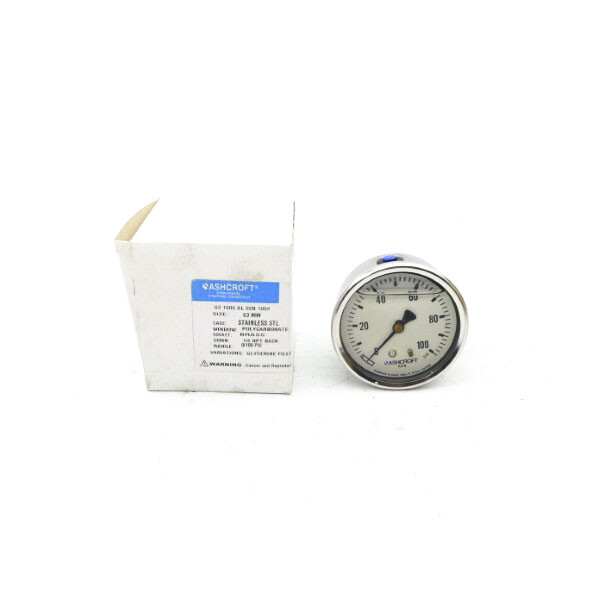 ASHCROFT 631008AL02B100# 100PSI 63MM NSMP