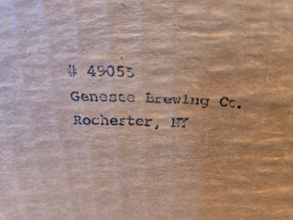 GENESEE 12 HORSE ALE Mirror Sign