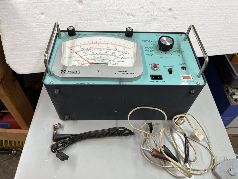 Vintage Knight Model KG-375 Universal Auto Analyzer with Leads