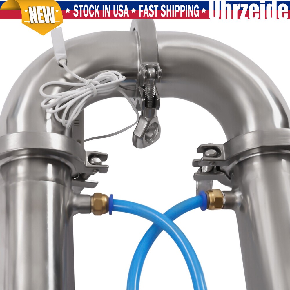 2"inch Stainless Still Moonshine Reflux Distilling Column Brew Wine Making Tool