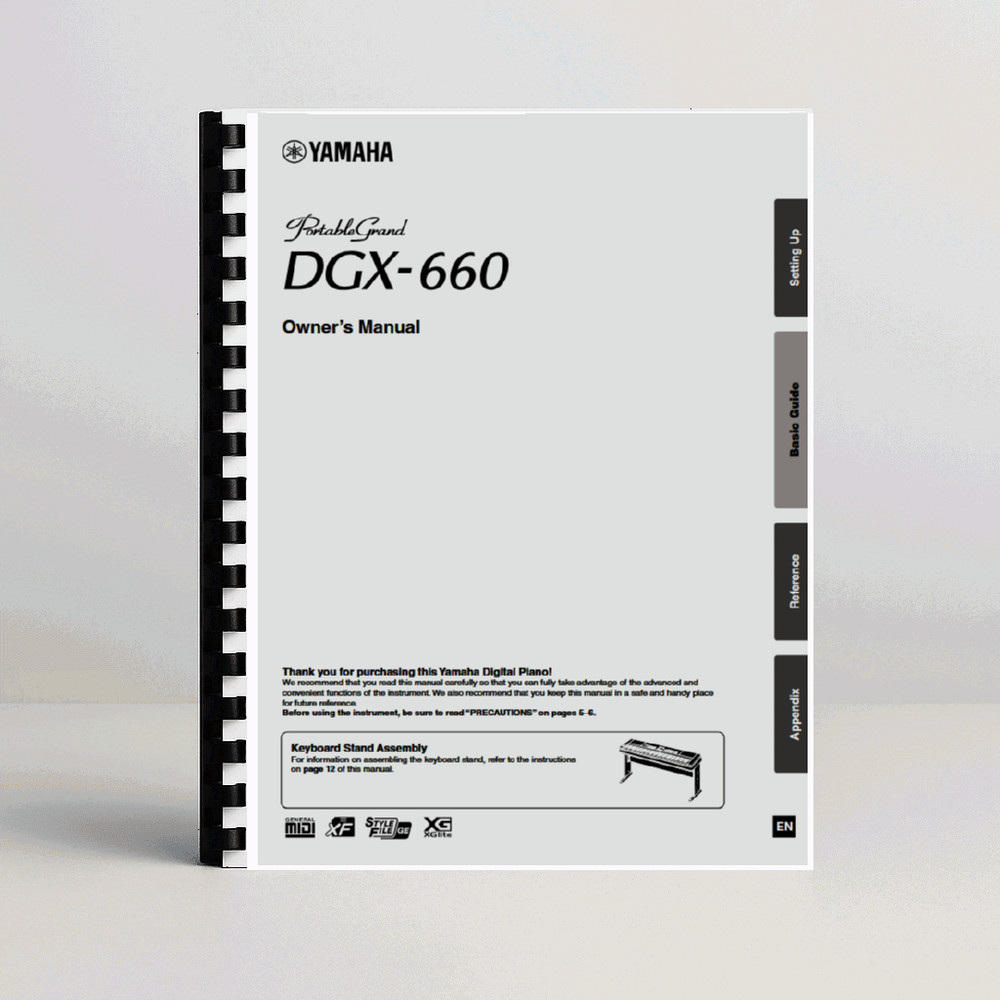 Yamaha DGX-660 Instruction Manual