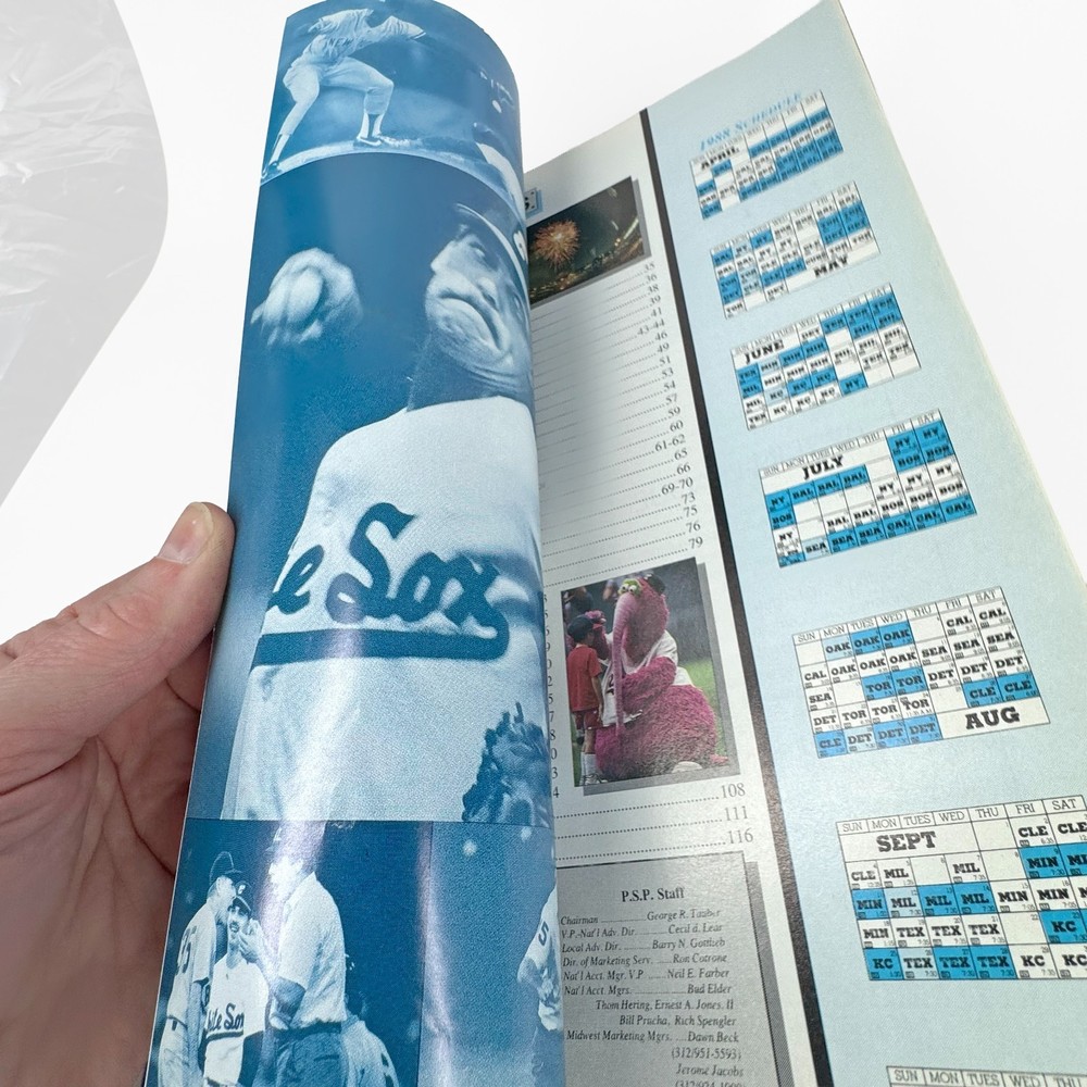 Chicago White Sox 1988 Program Yearbook - Vintage 90's MLB
