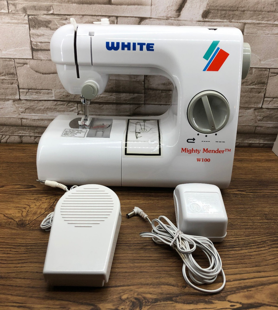 Mighty Mender White Lightweight Portable Sewing Machine Model  W100