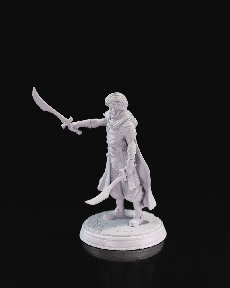 DnD Bahram Egyptian Fighter Miniature 32mm Scale
