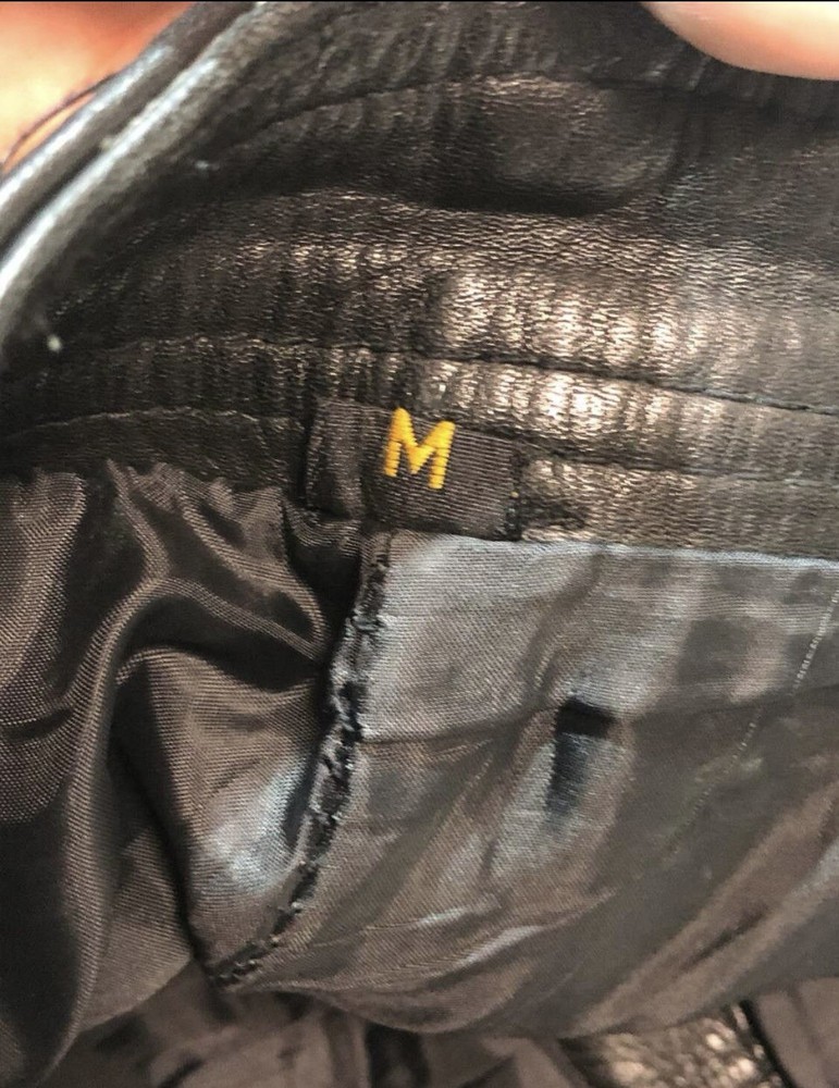 Modeka Leather Moto Racing Pants Vintage