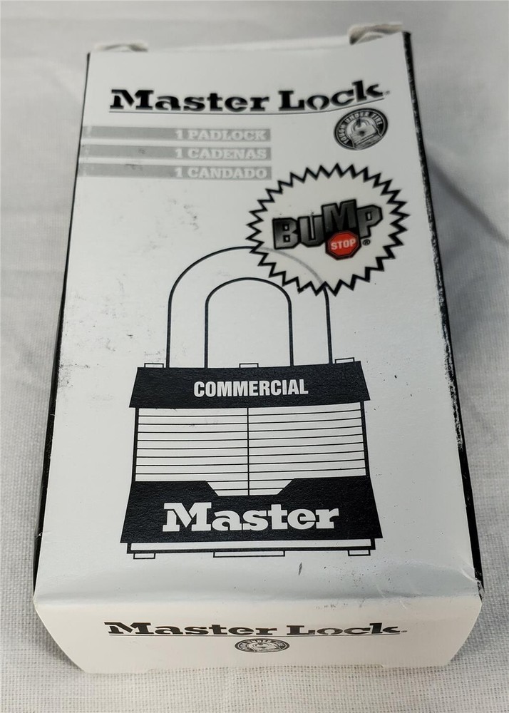 Master Lock Bump Stop Commercial Padlock Set Shackled Master Keyed 80 Locks