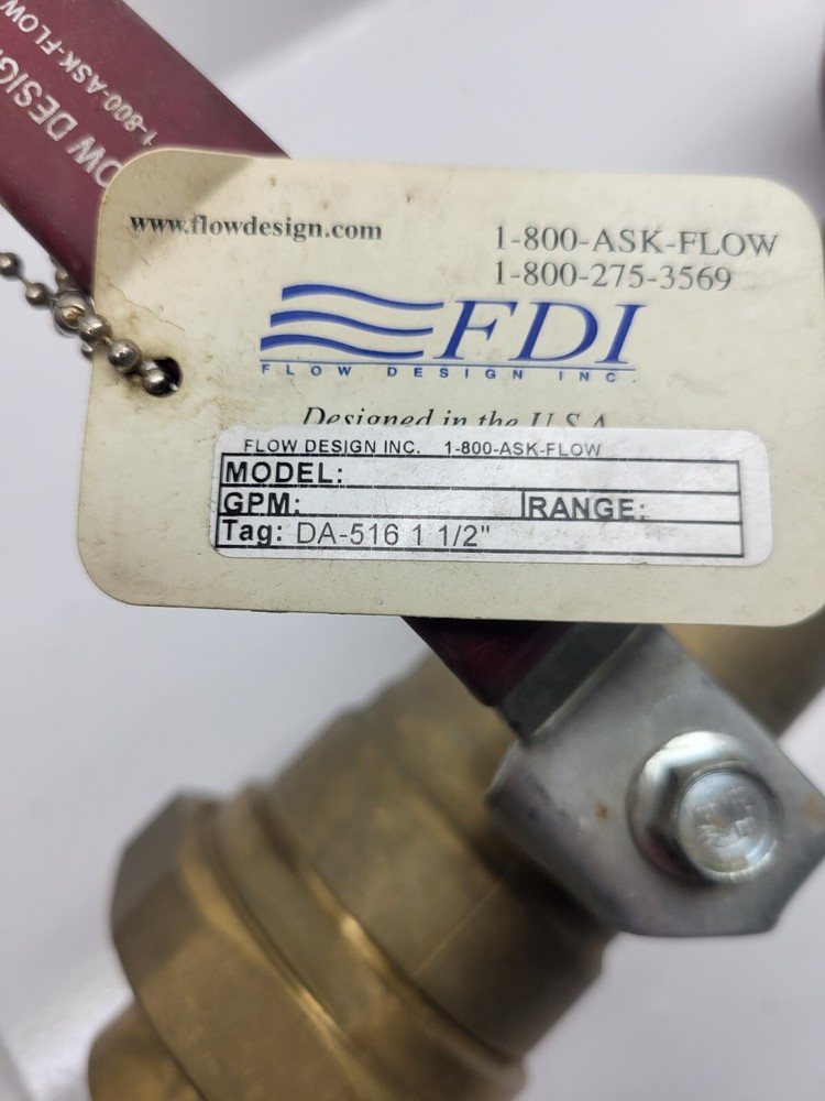 New FDI DA-516 1 1/2" Inch Adjustable Differential Pressure Switch Controller