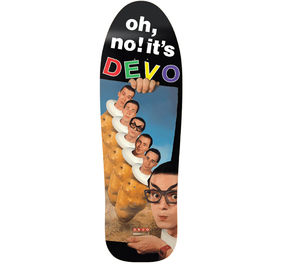 Oh No It's DEVO Perez With Saiz 9.75 Old School Shaped Skateboard Deck
