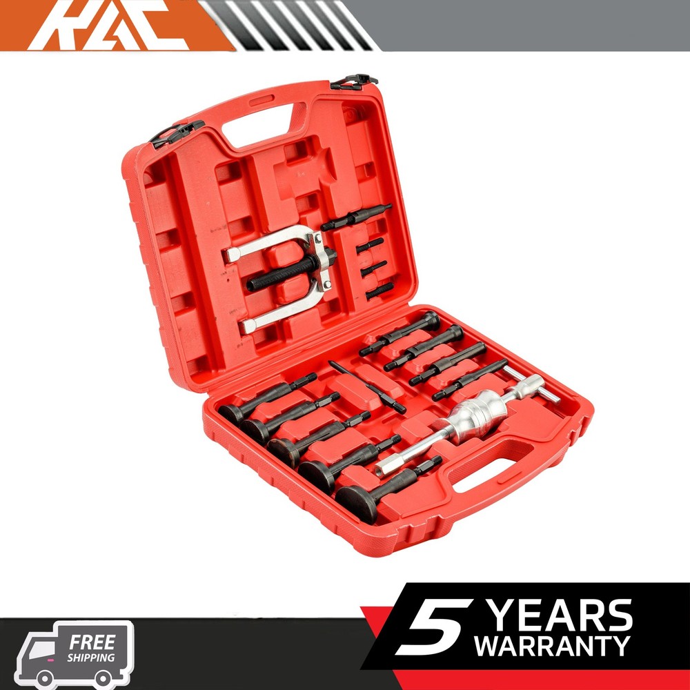 16PCS Bush Bearing Puller Blind Hole Pilot Internal Extractor Removal Tool Set