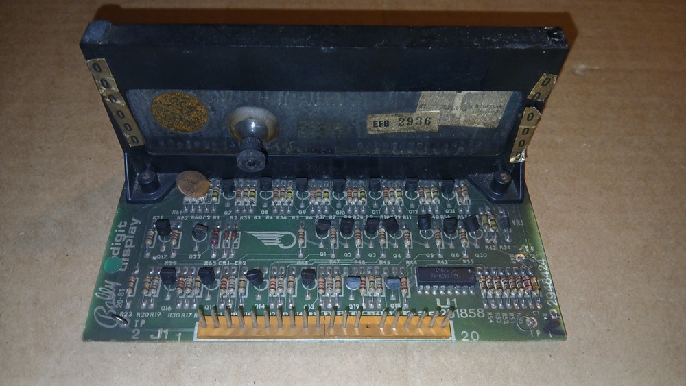 Bally Pinball 7 Digit Numeric Display Working 👀SEE VIDEO & DESCRIPTION👀