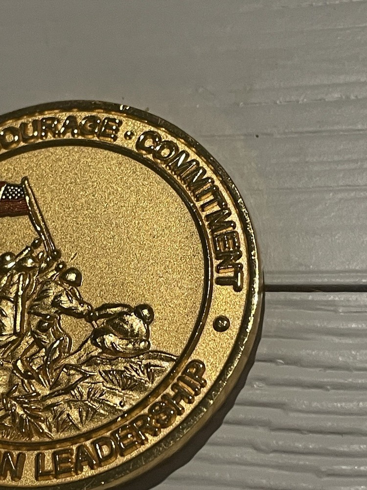 Marine Corps Recruiting Command Challenge Coin Presented by 2-Star General USMC