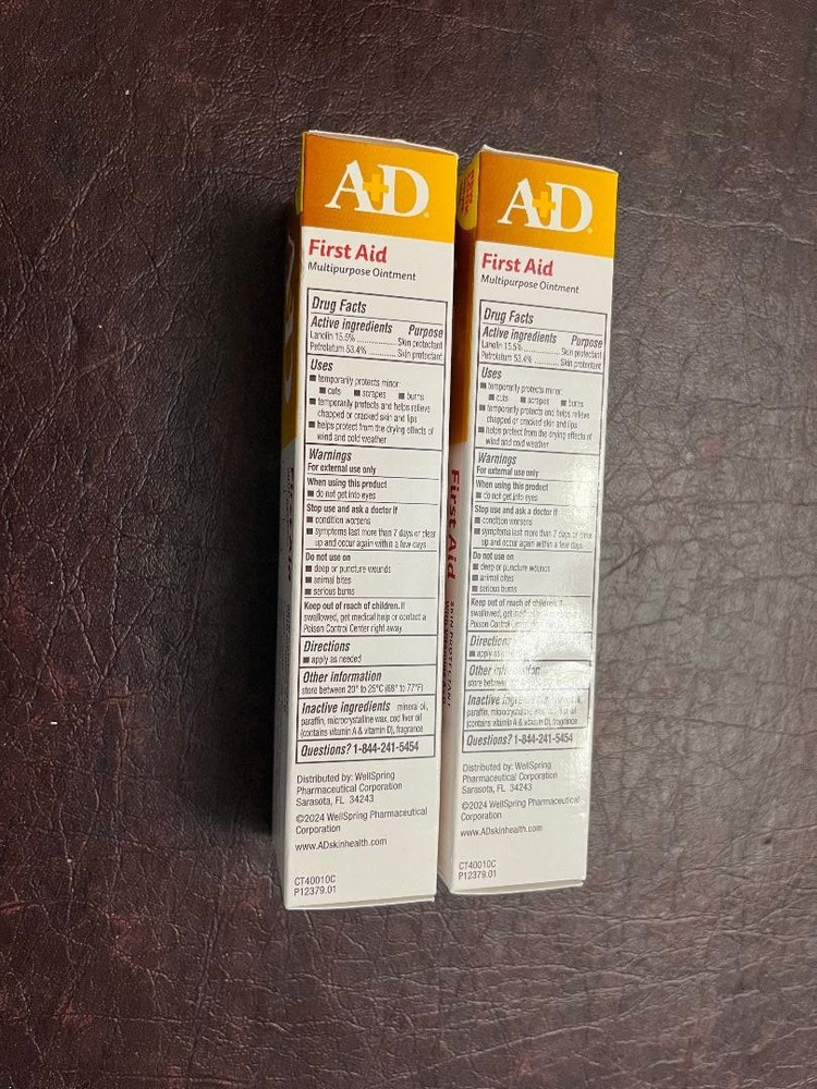 A+D First Aid Multipurpose Ointment Skin Protectant 2PK